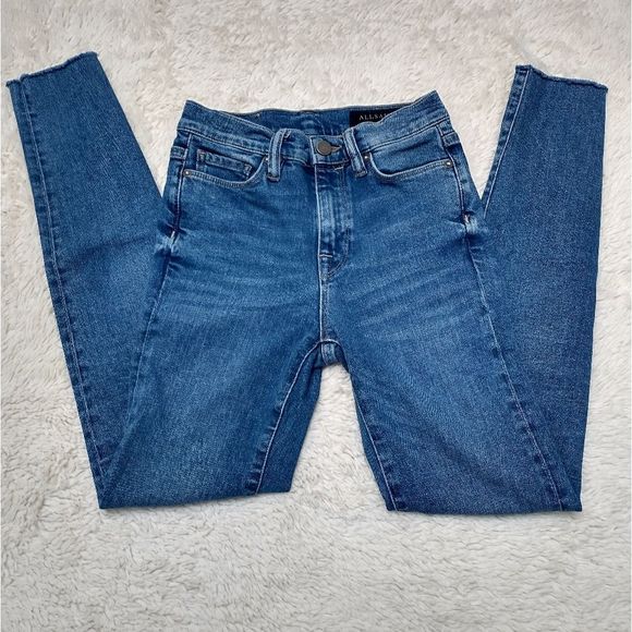 All Saints Eve Ankle Jeans, Size 25 - Picture 3 of 12